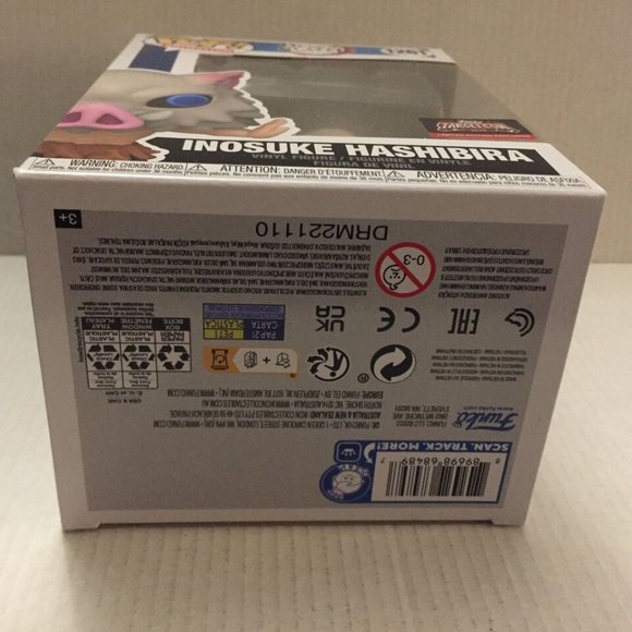 NEW Demon Slayer TargetCon Inosuke Hashibira Funko Pop Figure #1261 &  Pocket - Picture 9 of 14